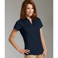 Women's Smooth Knit Solid Wicking Polo Shirt